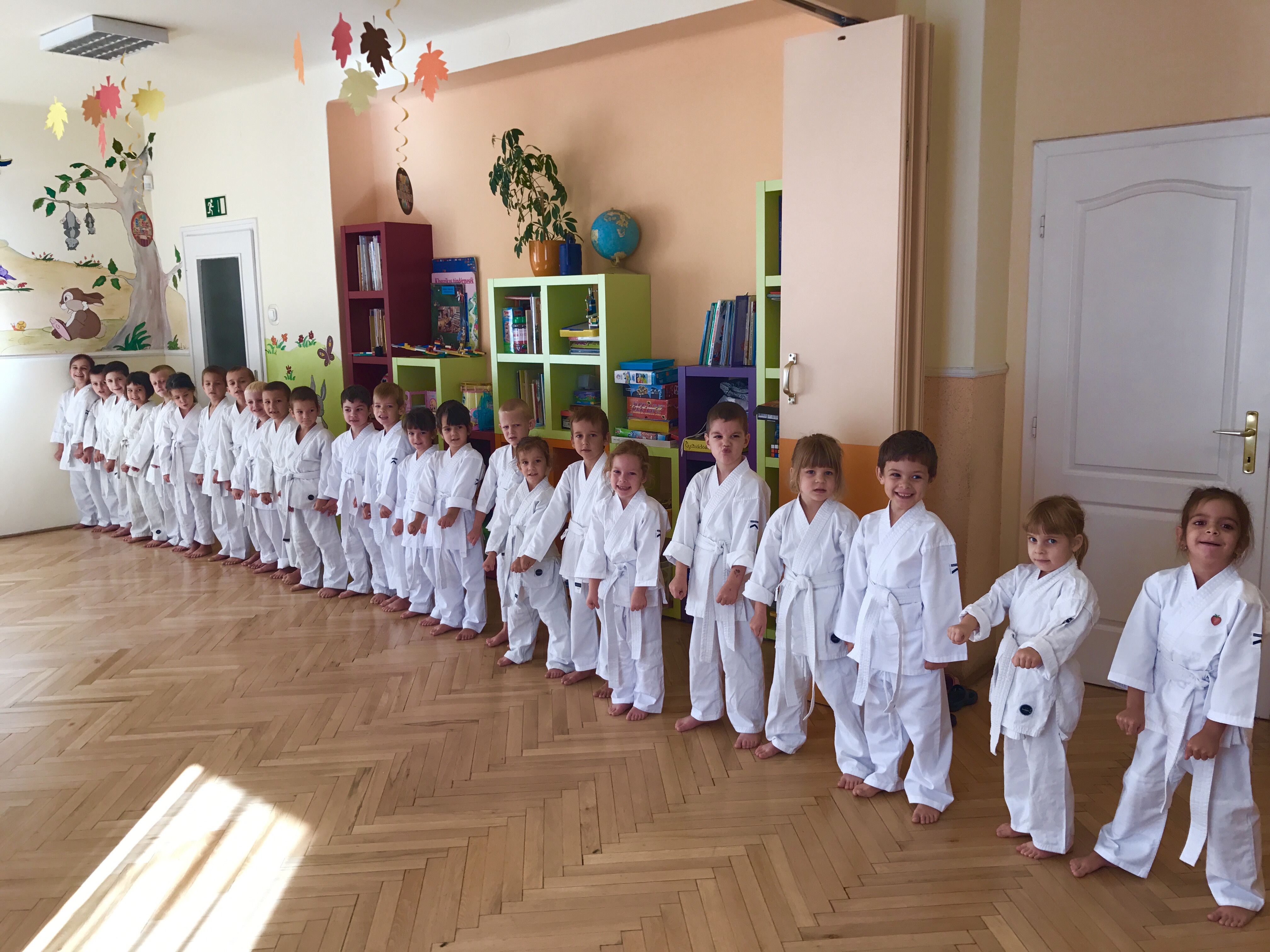 Karate a Hétszínvirág Magánóvodában
